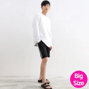 [리빌모아]국산 남자 빅사이즈 오버핏 무지티 DJ4-TSS-STTA1899-