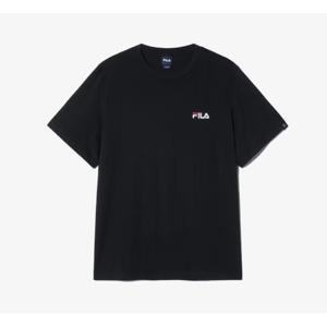 휠라 베이직 스몰리니어 반팔티 공용 FS2RSH2101X BLK OWH RED