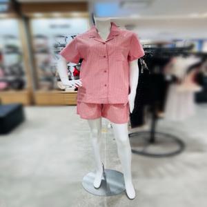 [바디시크릿] 보디가드 면100% 핑크 스트라이프 여름잠옷 여자파자