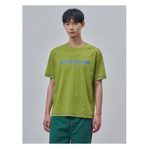 [빈폴멘][NOROO] 컬러레터링 그래픽 티셔츠  카키 (BC4542K02H)
