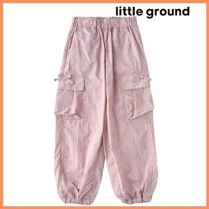 [리틀그라운드8] 테일스쿱(75314-410-03)나일론리본카고팬츠 아동여아바지 선물 데일리 코디 여름 조거팬츠