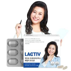 락티브 프로바이오틱스 패밀리 유산균 350mg x 30캡슐 6박스