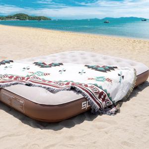 스피엘 캠핑매트 자충 캠핑용 매트리스 에어매트25더블+커버