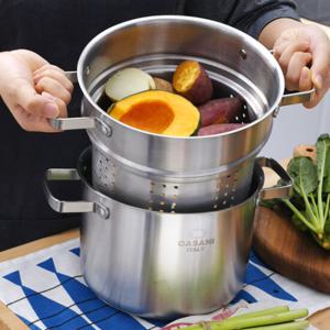 까사니 베리따 양수냄비 파스타냄비 국수 오뎅냄비 멀티팟 22cm