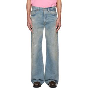 25 SS 아크네 남성 블루 루즈 핏 2021M 데님 진 251129M186011