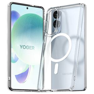 갤럭시 S25 엣지 케이스 맥세이프 마그네틱 변색없는 투명