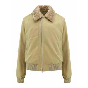 [BURBERRY] 남성 캐주얼 자켓 코튼 패디드 위드 쉬어링 카라 8077138 그린 /8