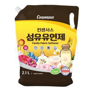 [체험특가]컨센서스 섬유유연제 2.1L(리필)  (2가지향 택 1)