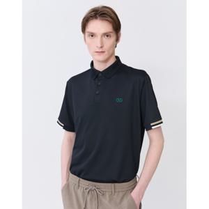 헤지스 골프 남성 24SS 클리어런스스테디셀러 H로고 폴로 티셔츠 (BLACK) WPTS4B901BK