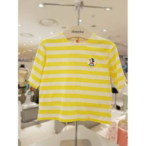 압소바 에티엔 7부 티셔츠 노랑 A2323310E