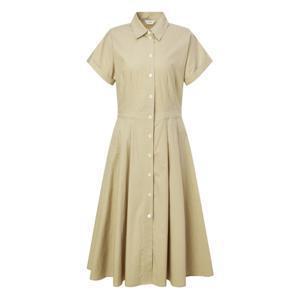 헤지스 여성 24SS 클리어런스스테디셀러베이지 반팔 원피스 WSDR4B352I2