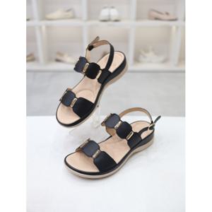 [코디엘루]심플 데일리 여성 슬링백 샌들 3.5cm CDMD500782