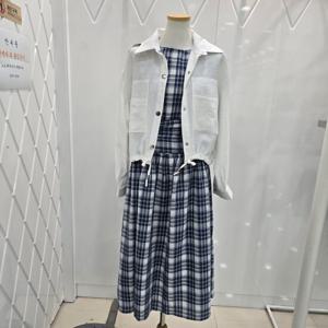 [밸리걸]포켓 스트링 라이트 자켓 (화이트) 803471