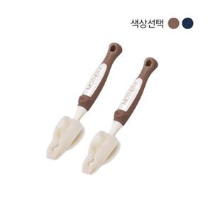 [마더케이] 강력세정 젖꼭지브러쉬2개세트_색상선택