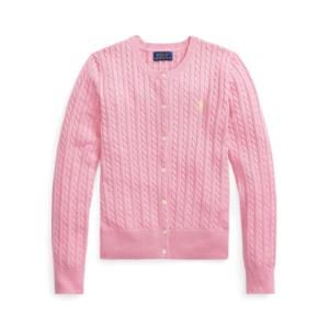 주니어 랄프 로렌 가디건 313 543047 065 065 FLORIDA PINK WITH
