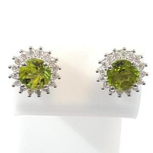 [블루케이] 페리도트 원석귀걸이240324-14탄생석작품