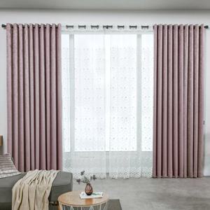 지나송 아로엘 자수 암막커튼 대형(440×230cm)