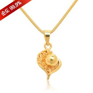 [골드모아] 여자 순금 목걸이 7.5g 24K [클램펄]