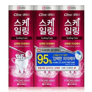 클링스 스케일링 스트롱민트 치약 100g 3P (W96D387)