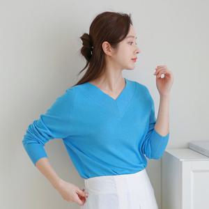 [최초가 109,000원][르포엠]레이시오 스프링 브이넥 니트 4종세트