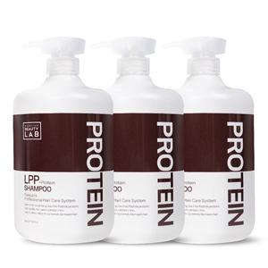 [박준뷰티랩] LPP 단백질 무실리콘 약산성 비건 샴푸 1000ml 오리지널, 3개