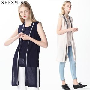 [쉬즈미스(SHESMISS)] 세라 레이어드 린넨 니트베스트 (택가격:178000원)
