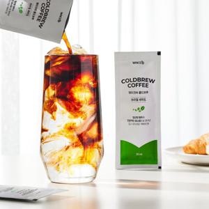 [웨이크비 커피] 콜드브루 원액 더치 커피 브라질 세하도 30ml, 40T