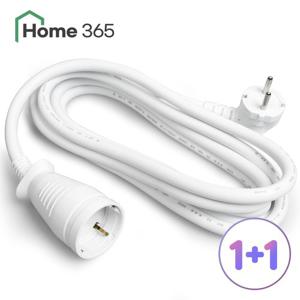 [홈365] 1+1 국산 4000W 고용량 전기연장선 1구 멀티탭 1.5m (원형) / 접지 연장선