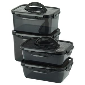 [이지앤프리]색베임 없는 블랙 김치통 프리베 블랙 에디션  김치용기 3종 4P세트