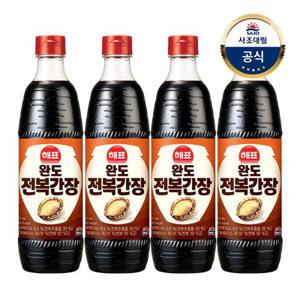[사조대림] 완도 전복간장 840ml 4개