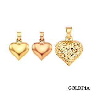[골드피아] 14K 러블리 11mm 하트 펜던트