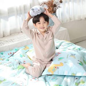 아르떼베딩 키즈 차렵이불 SS 부드러운 모달 100% 국산 유아 침구_왕자와공룡친구들