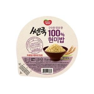 동원 쎈쿡 100% 현미밥 195g x 9개 즉석밥
