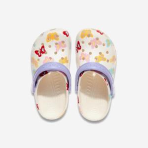 갤러리아_[CROCS]/클래식 버터플라이 그래픽 클로그 키즈/CRS211255_CHALK