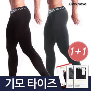 ★기모타이즈 1+1★[클라크바바] 남성 기모  9부타이즈  내복 하의 실내복 2종