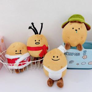 귀여운 감자인형 키링 채소 가방키링 백참 열쇠고리 4type
