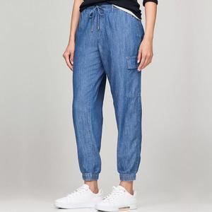 [해외배송] 타미힐피거 여성 카고 조거팬츠 Dark Wash