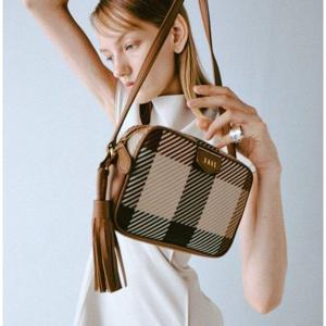 갤러리아_DCBA3E681 닥스 브라운 빅하우스체크 크로스백