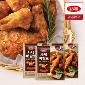 사세 버팔로 봉먹고 다리먹고 410g 3개