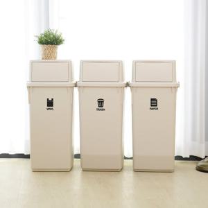 [라이피스트] 내츄럴 분리수거함 롱바디 60L 3P