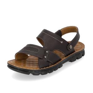 [엘칸토] 정상가129,000원 남성 소가죽 스트랩 샌들 2.5cm LCMW63M226