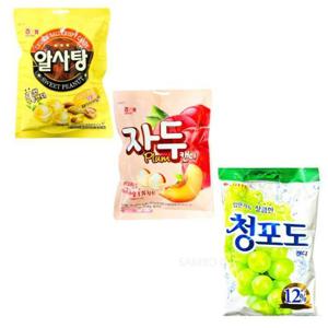 [JHMM3O4U_52EF]추억의사탕 알사탕+자두맛캔디+청포도캔디