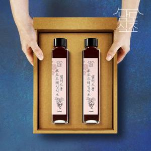 [남도식초] 하화숙 천연발효 포도 드레싱식초 선물세트 (2병x200ml)