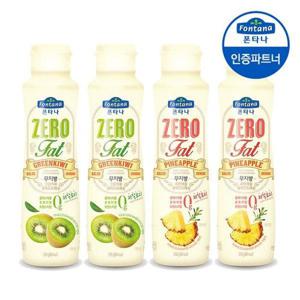 갤러리아_폰타나 무지방 저칼로리 샐러드드레싱 230g 4병(그린키위2병+파