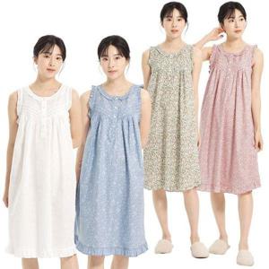 [메이플라워]여름 나시 순면 레이온 빅사이즈 여성 원피스 잠옷 20종