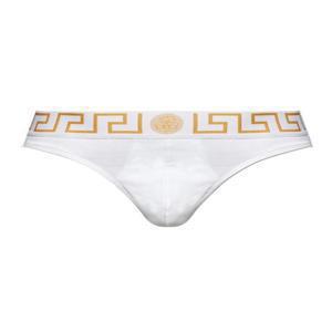 남성 Versace Greca 보더 끈 팬티 A81H