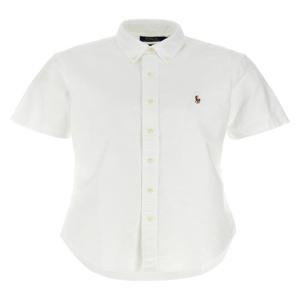 25SS 폴로 랄프로렌 반팔 셔츠 710850782010 WHITE DOM