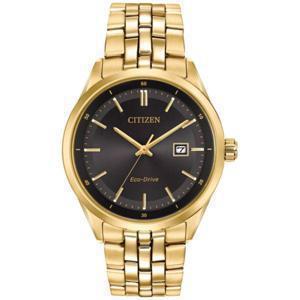 Citizen 시티즌 남성용 에코드라이브 골드톤 스테인리스 스틸 브레이슬릿 시계 41mm BM7252 51E 3387360