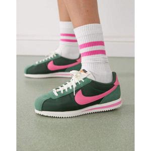 Nike 나이키 코르테즈 스니커즈 그린과 핑크