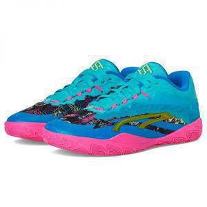 우먼 푸마 Stewie 3 바스켓볼 농구화 슈즈 운동화 - 브라이트 Aqua/Fluro 핑크 Pes/Puma 블랙 10659467